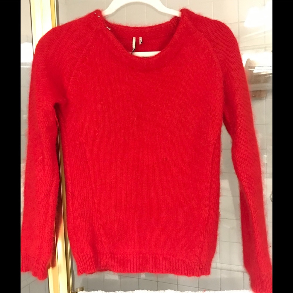 Angora sweater